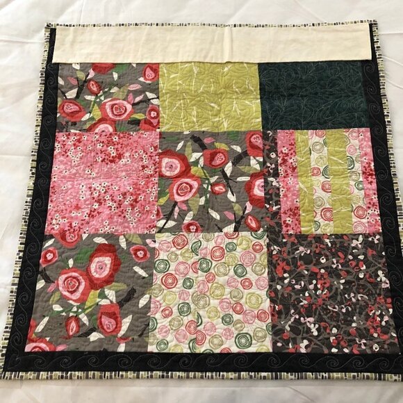 Handmade Table Runner Floral Homemade 29.5"x29.5" #716-2 - Picture 3 of 5